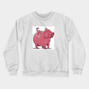 national pig day  funny Pigs Crewneck Sweatshirt